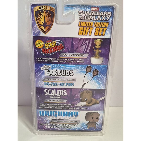 Marvel Guardians Of The Galaxy 3D Vinyl Figure Groot Body Knocker Earbuds Scaler - Picture 4 of 6